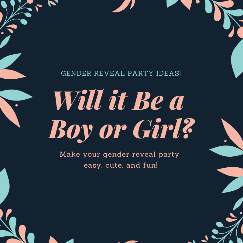 Gender Reveal Party Ideas