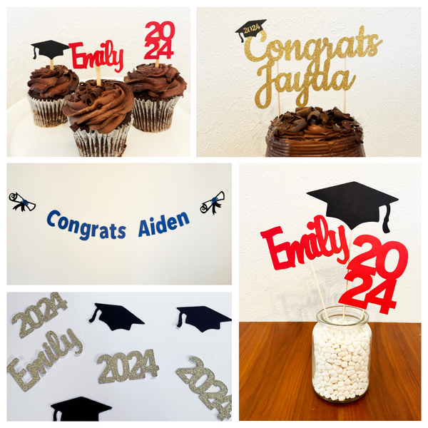 Graduation Cupcake Toppers