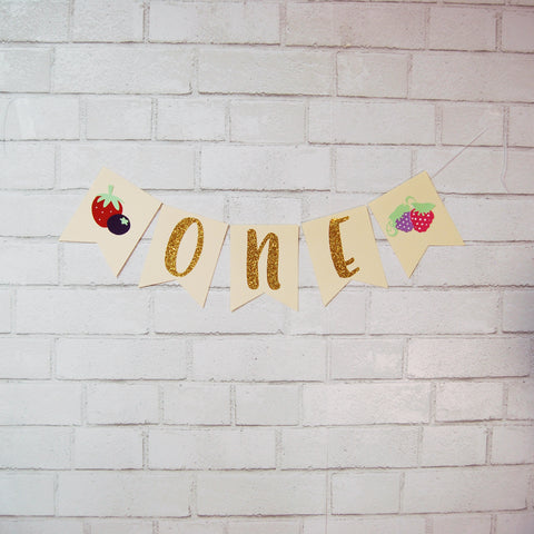 Berry Sweet High Chair Banner
