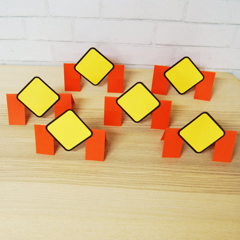 Construction Party Buffet Labels