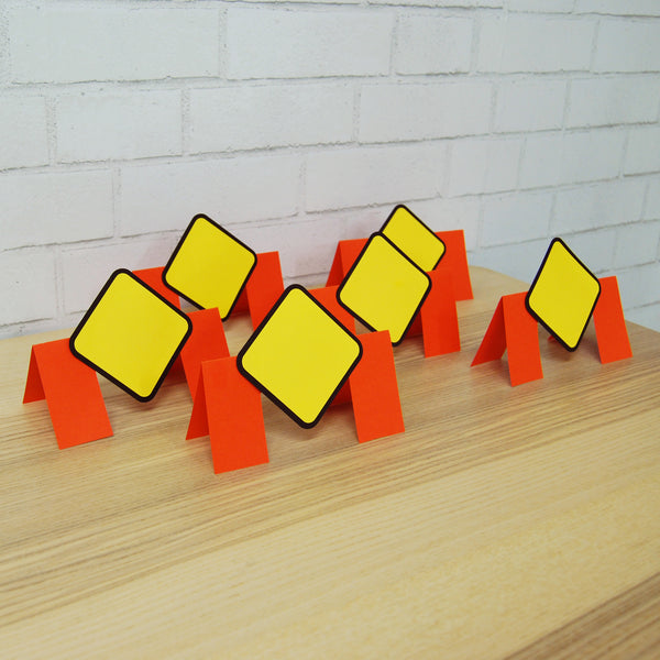 Construction Party Buffet Labels