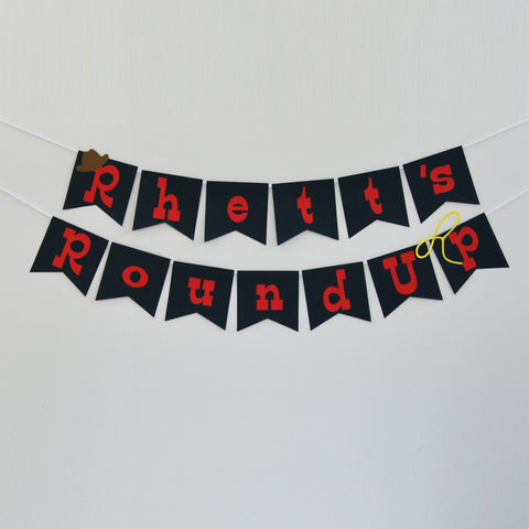 Cowboy Birthday Banner