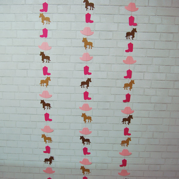 Cowgirl Party Garland