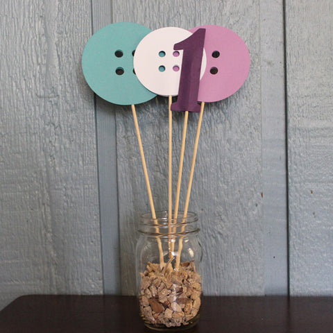 "Cute As A Button" Table Centerpiece