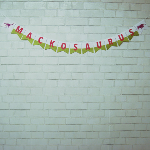 Dinosaurus Birthday Banner