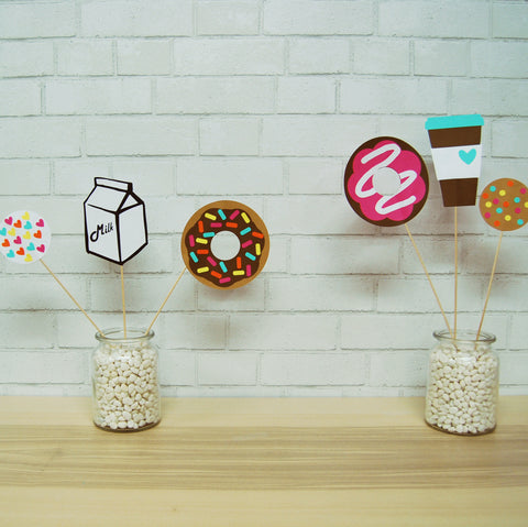 Donut Party Centerpieces