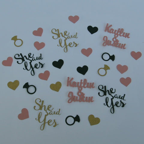 "She Said Yes" Confetti
