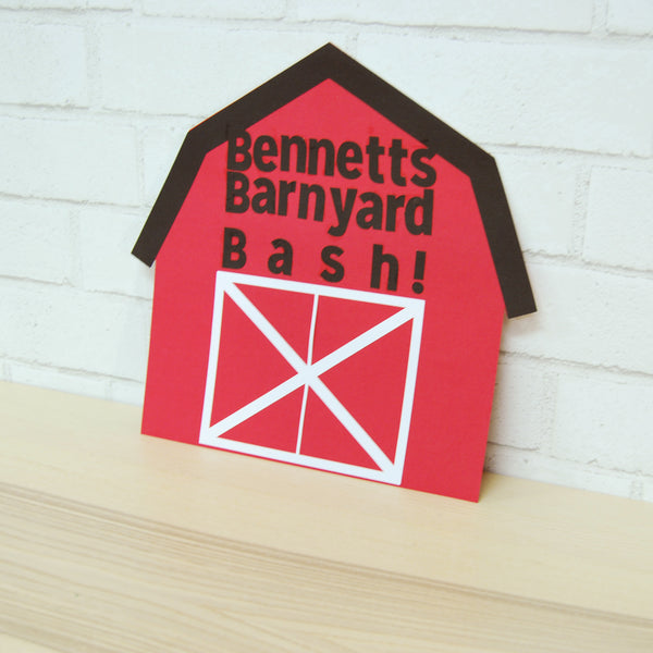 Barnyard Bash Birthday Sign
