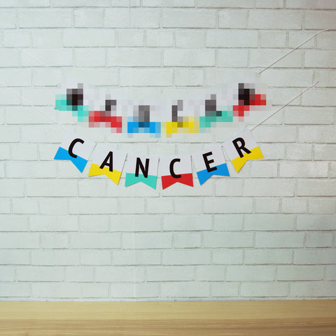 F**k Cancer Pennant Banner