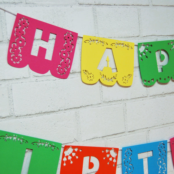 Fiesta Birthday Banner