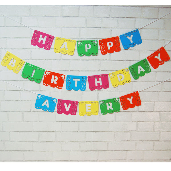 Fiesta Birthday Banner