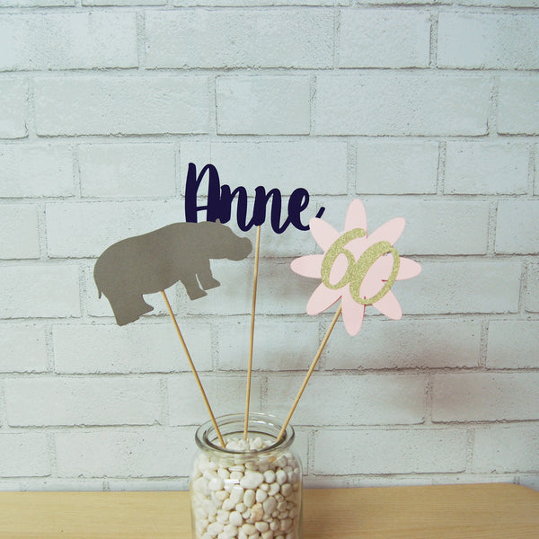 Hippo Centerpiece