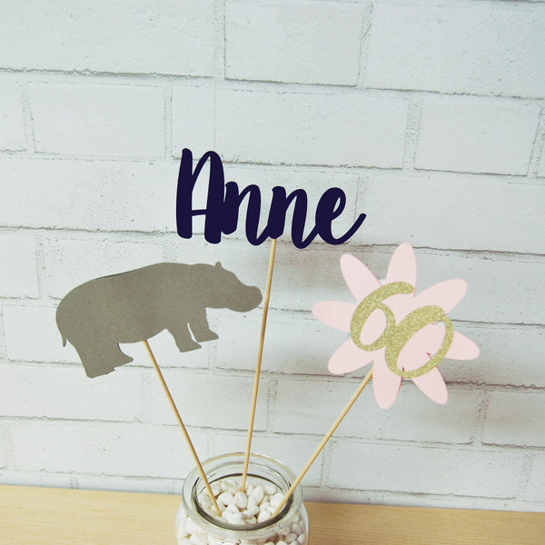 Hippo Centerpiece