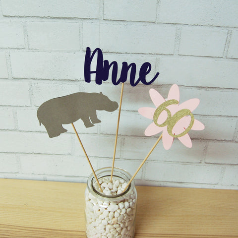 Hippo Centerpiece