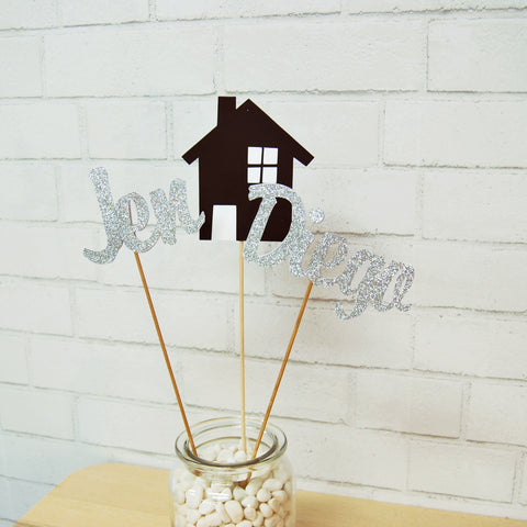 House Warming Party Centerpiece