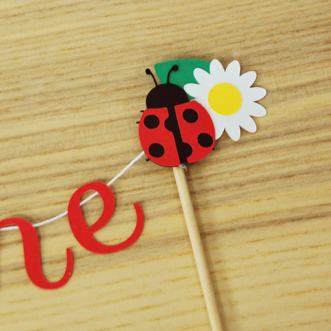 Ladybug Cake Topper