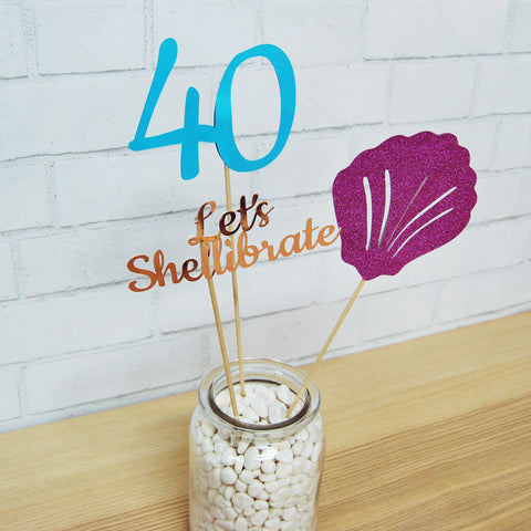 "Let's Shellibrate" Centerpiece