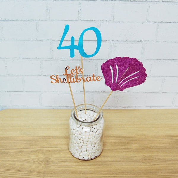 "Let's Shellibrate" Centerpiece