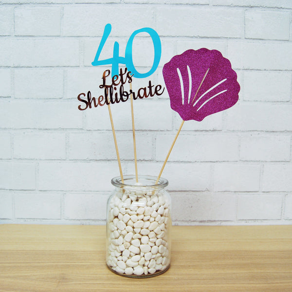 "Let's Shellibrate" Centerpiece