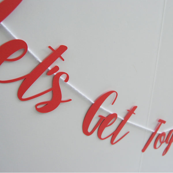 "Let's Get Together And Feel Alright" Reggae Party Banner