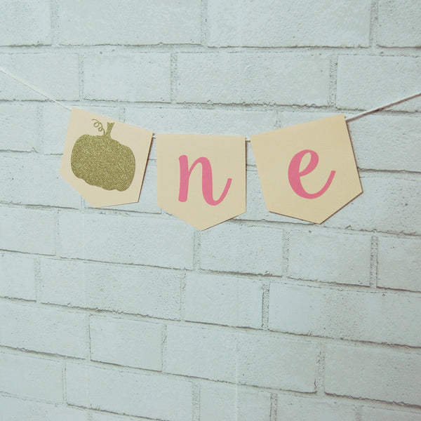 Little Pumpkin Highchair Banner