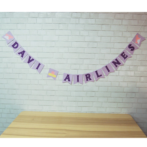 Airline Name Banner