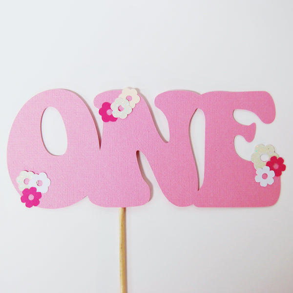 Onestock "ONE" Cake Topper