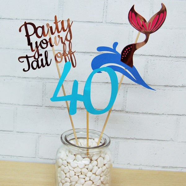 "Party Your Tail Off" Centerpiece