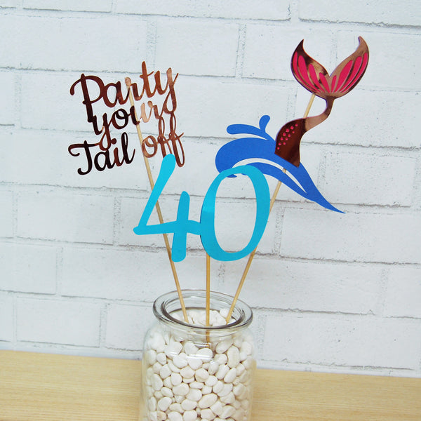 "Party Your Tail Off" Centerpiece