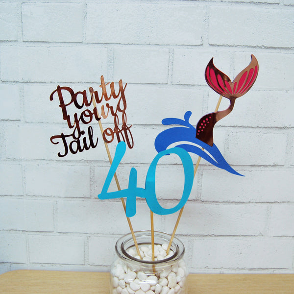 "Party Your Tail Off" Centerpiece