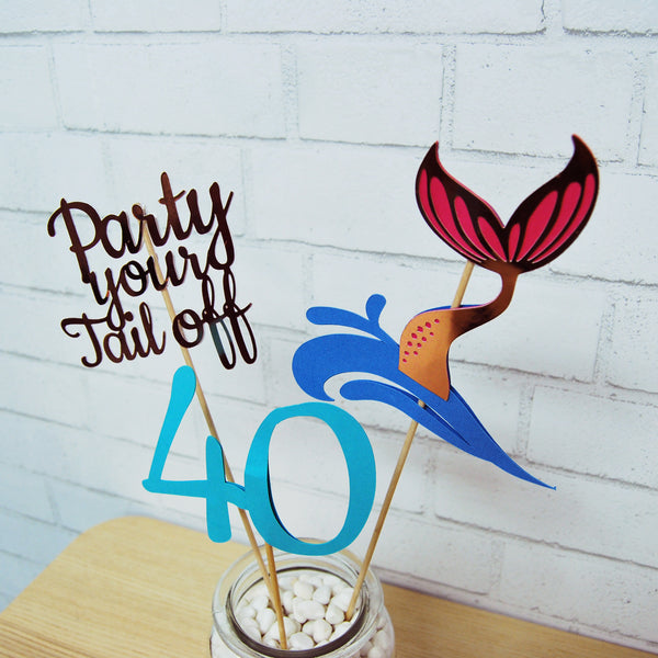 "Party Your Tail Off" Centerpiece