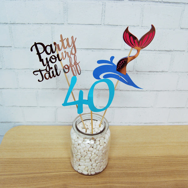 "Party Your Tail Off" Centerpiece
