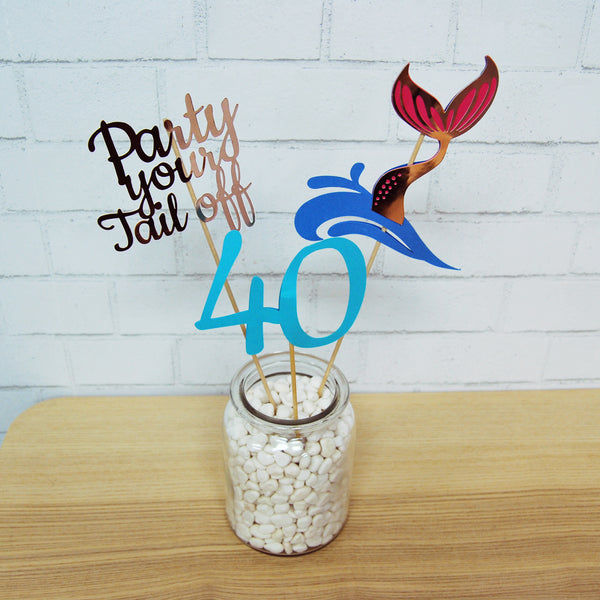 "Party Your Tail Off" Centerpiece