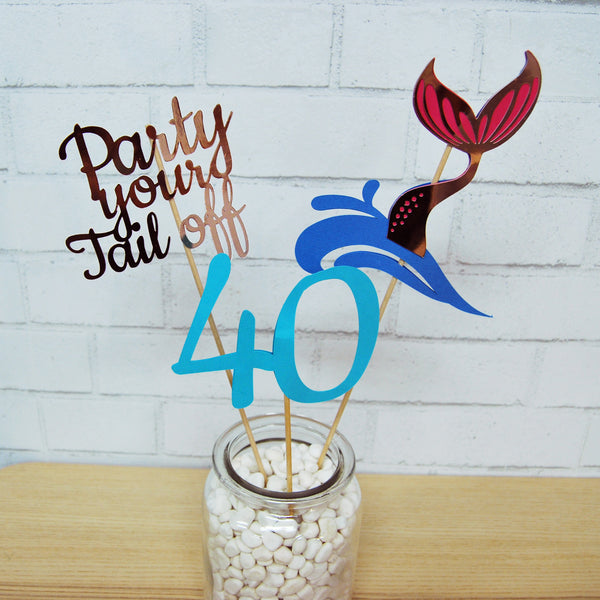 "Party Your Tail Off" Centerpiece