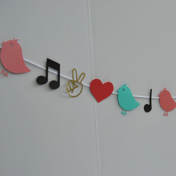 Three Little Birds Reggae Garland