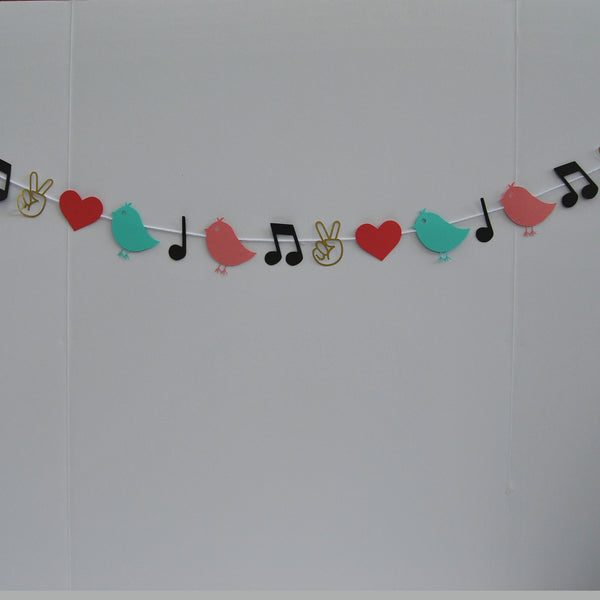 Three Little Birds Reggae Garland