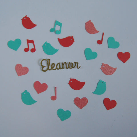 Three Little Birds Reggae Confetti