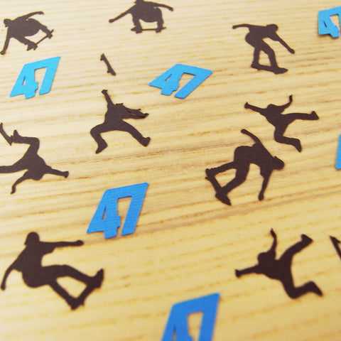 Skateboard Confetti