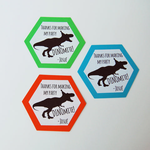 Threerex Party Favor Tags