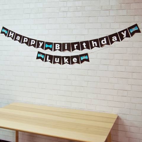 Two Handsome Birthday Banner