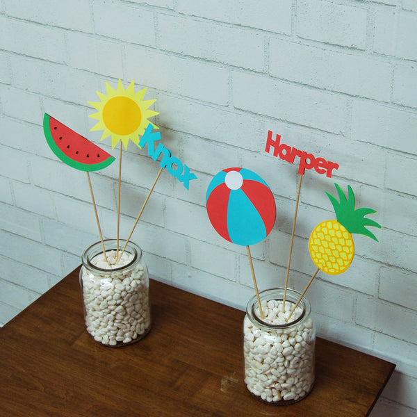Two-tti Fruity Watermelon Pineapple Centerpiece