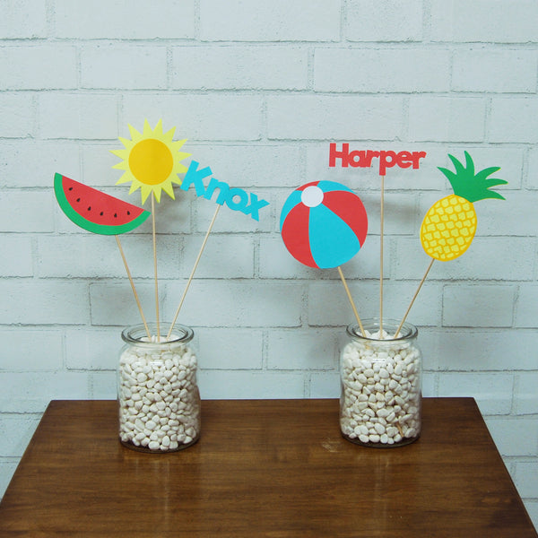 Two-tti Fruity Watermelon Pineapple Centerpiece