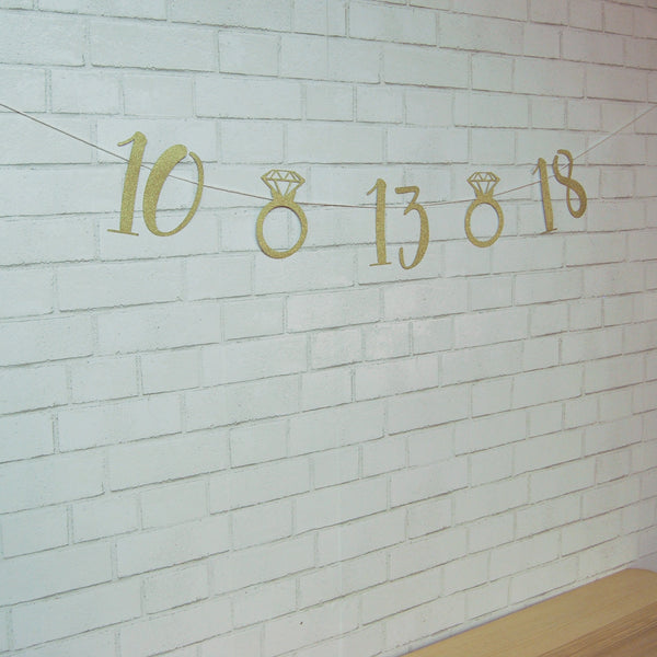 Wedding Date Banner