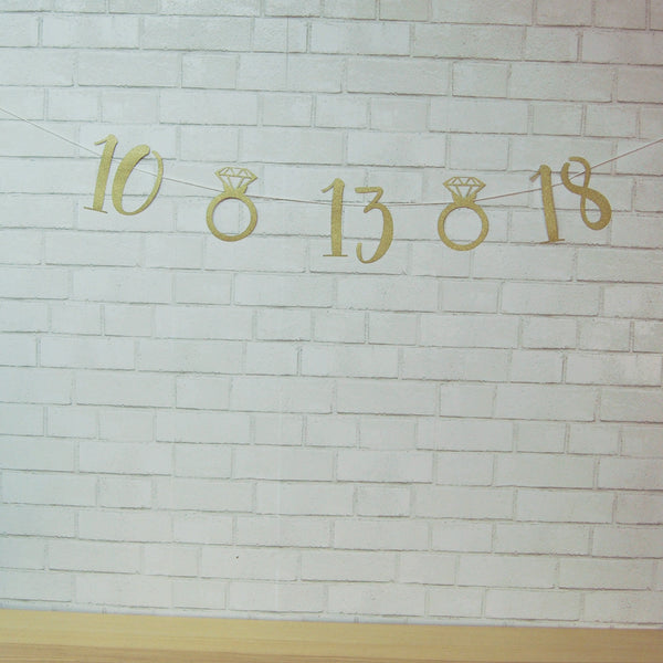 Wedding Date Banner
