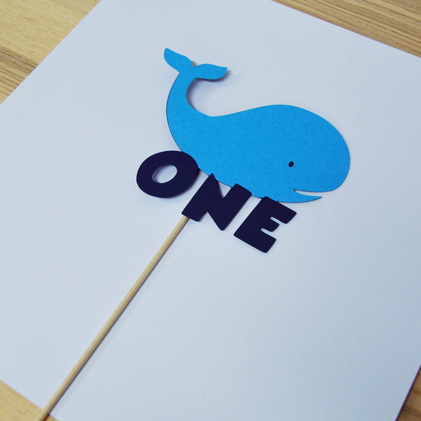 Whale Cake Topper