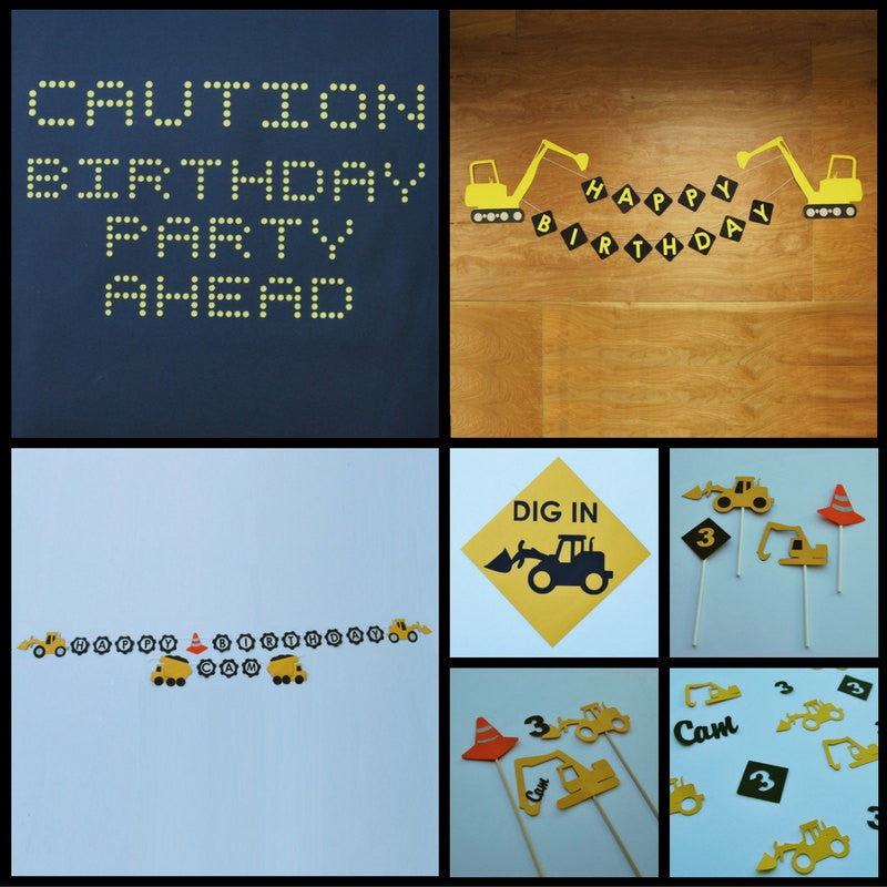 Construction Truck Birthday Party