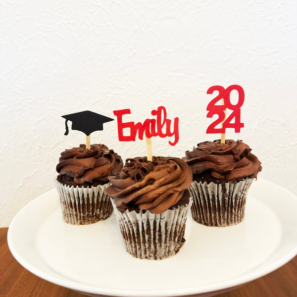 Graduation Cupcake Toppers