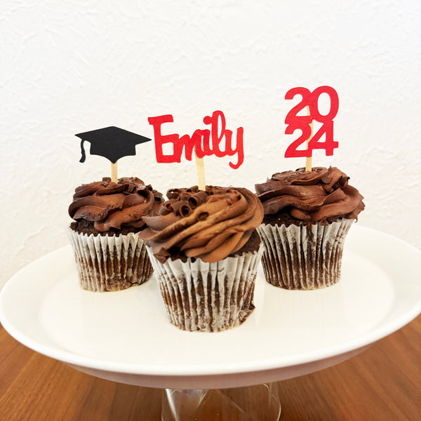 Graduation Cupcake Toppers