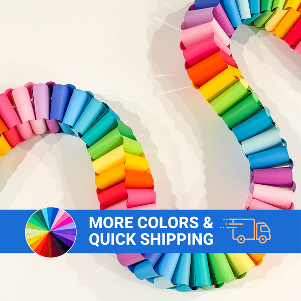 Chunky Paper Chain Garland DIY Kit | Custom Color Party Decor