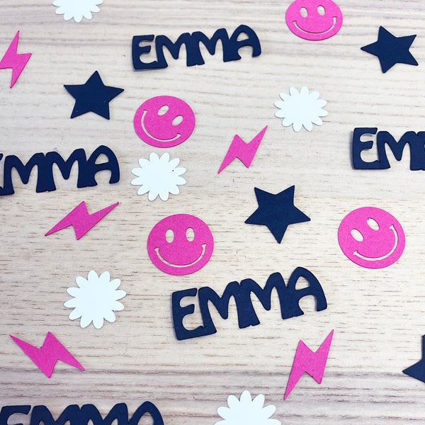 Pink Smiley Face Birthday Decor